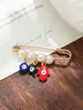 Broche de Moda Ojos Azules Estilo Étnico Pines Exquisitos Lindos Pines Pequeños Broche Ojo del Diablo Pin de Solapa para Mujeres
