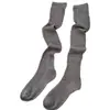 Calcetines Canalé Versátiles de Otoño e Invierno Ioulor, Algodón Anti-Pilling, Calcetines Largos Cálidos y Transpirables, Calcetines Adelgazantes de Color Sólido para Mujer