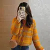 Nuevo Suéter de Punto Jacquard Fair Isle Otoño/Invierno Abrigo Cardigan para Mujer, Suéter Top Étnico Vintage para Mujer