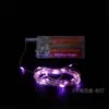 Caixa de Pilha Fio de Luz LED Fio de Cobre Fio de Luz Decoração de Bolo Caixa de Presente Tira de Luz Luzes de Natal Caixa de Pilha AA