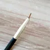 Pincel Delineador Dourado Fosco, Cabo Pequeno de Madeira, Pincel Corretivo para o Canto Interno do Olho, Pincel Delineador com Cerdas Macias, Caneta de Linha Fina