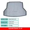 Tapete de Porta-malas Ecológico TPE Resistente ao Desgaste para Hyundai Elantra 16-20