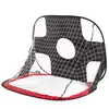 Portería de fútbol portátil para niños plegable red de fútbol para exteriores para niños portería de entrenamiento con objetivo de personaje para escuela primaria