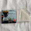 Filtro de Papel para Café V60 Cônico 2-4 Xícaras Filtro de Papel para Café Amazon Caixa Neutra em V 100 Peças de Filtro de Papel para Café Feito à Mão