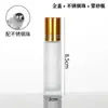 Atacado Frascos Roll-on Transparentes de 10ml, Frascos Roll-on Foscos de 5ml, Frascos de Vidro Roll-on para Dosagem de Óleos Essenciais, Massagem Ocular