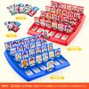 Jogo de Cartas Quem Sou Eu Batalha Dupla de Mesa Brinquedo Educacional de Treinamento de Pensamento Jogo Interativo Família vs