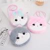Bolso bandolera de hombro para niña con diseño de gato de peluche de colores, personalizado, de gran capacidad y con diseño creativo.