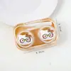 Gafas Conejo Estuche para Lentes de Contacto Caja de Almacenamiento de Gafas de Dibujos Animados Linda para Niñas Portátil Estuche de Lentes de Contacto de Alto Valor