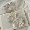 Calcetines de Niña con Lazo Verano Finos Dulces Borde Enrollado Calcetines Cortos de Cachorro Transpirables Lindos Dibujos Animados Versátiles Calcetines Cortos Niña