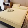 2026 Novo Lençol de Cama de Leite para Todas as Estações Capa de Cama Protetor de Colchão Acolchoado Espesso Cobertura Completa Impermeável à Prova de Urina