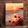 Pintura al Óleo Digital de Flores de Verano Relleno DIY Flor Rellenada a Mano Descompresión Avanzada Curación