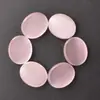 Soporte para teléfono móvil de piedra natural dos lados planos 25*30mm gema ovalada de cristal adornos de joyería diy venta caliente transfronteriza