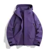 Jaqueta Nova de Primavera e Outono Masculina Casual para Esportes ao Ar Livre Roupa de Montanhismo Jaqueta Impermeável Corta-Vento com Capuz
