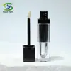 Tubo Simple Cuadrado de Plástico Shanyi para Brillo de Labios como Tubo Transparente de Pared Gruesa para Brillo de Labios Tubo Vacío Material de Empaque Cosmético