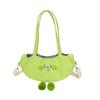 Bolsa de Lona Versátil Linda de Dibujos Animados Estilo Ins Coreano Bolso Cruzado para Mujer Bolso Estilo Chica Suave Japonés Bolso de Hombro para Estudiante