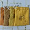 Bolsa Zen de cânhamo para atacado cor aleatória bolsa para pulseiras bolsa Wenwan bolsa para pulseiras camada dupla 12*15