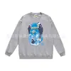 Sudadera con Capucha de Manga Larga Estampado de Camuflaje con Letras, Holgada, Cuello Redondo, Moda Otoño e Invierno, Nueva para Hombre y Mujer