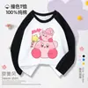 Nueva Camiseta de Manga Larga Base de Algodón Puro Estilo Primavera y Otoño con Dibujos Animados de Niñas Ropa de Otoño para Niñas 7