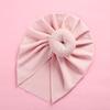 Gorro de primavera para niños, nuevo, de punto, sin gorro, elástico, de color liso, estilo indio con forma de donut.