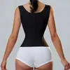 Chaleco de Látex con Control de Abdomen Transfronterizo Estilo Cremallera Botón Ropa Interior Deportiva Moldeadora Corsé Ajustado Entrenador de Cintura