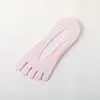 Calcetines de Cinco Dedos para Mujer Lisos de Verano Fino de Terciopelo Sin Gancho Calcetines de Cinco Dedos para Yoga para Mujer de Boca Baja Invisibles Calcetines para Mujer
