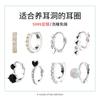 S999 plata de ley exquisitos aretes de perlas de circonita para mujer nicho moda de lujo ligero temperamento de alta gama aretes ins al por mayor