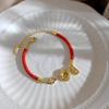 Pulsera de alta calidad con hebilla de seguridad de moda nacional, pulsera roja para el año de nacimiento, nuevo diseño de moda para mujer, pulsera de regalo de cumpleaños