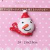 Accesorios de resina directos de fábrica, funda para teléfono con muñeco de nieve navideño, horquilla, accesorios de bricolaje