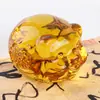 Figura de Cerdo Dorado, Doce Cerdos del Zodiaco, Artesanía de Vidrio, Decoración para Sala de Estar, Lingote de Cristal, Regalo de Negocios, Cerdo de Vidrio