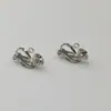 Accesorios para Pendientes DIY Pinza para Oreja Triángulo Invisible Pinza para Oreja Triángulo de Diamante