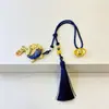 Colgantes de Brocado de la Dinastía Song Hechos Completamente a Mano, Colgantes para Coche, Llaveros, Accesorios para Teléfono y Bolsos, Amuletos de Paz, Decoraciones de Bolsas de Dinero, Venta al por Mayor