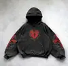 Sudadera con capucha cruzada, sudadera con capucha de invierno de alta calle unisex, top versátil