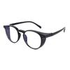 Nuevos lentes de moda con montura de caja anti luz azul, espejo antivaho, espejo plano, anti radiación de computadora, anti polen, protección ocular