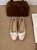 Zapatos bajos de estilo coreano con lazo suave para mujer, zapatos planos de punta redonda, zapatos de ballet de moda, zapatos para falda, zapatos de abuela