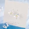 Pendientes de flores tridimensionales, pendientes de pétalos retro para mujer, temperamento de súper hada 2022, nuevos pendientes de moda de nicho
