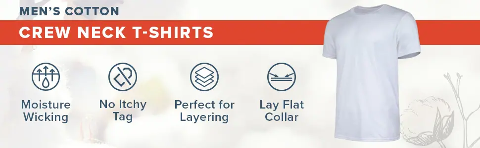 Gildan Cotton Crew Neck T-Shirts
