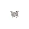 Aço Titânio Fofo Mini Borboleta Lua Coração Piercing Brincos Rosqueados Elegantes Brincos de Osso da Orelha Piercing Corporal