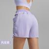 Nuevos Shorts Deportivos para Mujer para Correr, Anti-Exposición, Cordón, Shorts de Yoga Plisados, Cintura Alta, Control de Abdomen, Primavera/Verano 2026