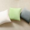 Almohada de terciopelo mate de color sólido funda de almohada para sofá al por mayor cojín para siesta de oficina hogar simple cojín liso