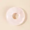 Colgante de paz de piedra natural, finamente tallado, regalo para el Festival Qixi, colgante de paz de ágata de cristal, accesorios para joyería DIY