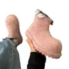 Versión de Piel de Vaca~Piel Mate Otoño/Invierno Nuevas Puntera Redonda Suela Gruesa Botines de Tobillo Moda Femenina Versátiles Dos Vías Plegables Botas Martin