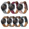Adequado para pulseira de couro com rachadura burst de 22MM para Samsung Galaxy Watch 46mm Huawei smart Watch