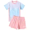 Traje de baño para niñas 2026 nuevo de verano de dos piezas con protección solar para niñas, adecuado para niños mayores, entrenamiento y baño en aguas termales