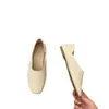 Zapatos de abuela planos y cómodos de cuero suave de marca moderna para mujer, modelo verano 2025, mocasines planos slip-on retro artísticos para mujer