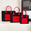 Bolsa de Fieltro Regalo Corporativo Bolso de Mano de Fieltro Bolso de Fieltro de Moda Bolso Tote de Fieltro Pequeña Bolsa de Mano de Fieltro Personalizado
