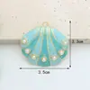 Acessórios para Joias DIY de Concha Grande Transfronteiriça Desenho Animado Fofo Joias DIY Feitas à Mão Acessórios para Joias DIY de Esmalte