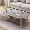 Mesa de Centro para Sala de Estar, Adecuada para Apartamentos Pequeños, Estilo Moderno Simple, Alquiler de Dormitorio, Mesa Baja, Mesa de Té para Balcón, Mesa Pequeña Simple