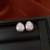 Joias de luxo de alta qualidade com agulha de prata, brincos de pérola personalizados por atacado de fabricante de Yiwu, brincos femininos versáteis e da moda