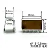 Clip de cuerda hebilla de caballo clip de cordón multiespecificación hebilla metálica para equipaje accesorios de acabado de cuerda se pueden pedir fabricantes de máquinas de moldear