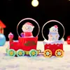 Calcetín de Navidad de producto nuevo transfronterizo, mini bola de agua, adorno de bola de cristal brillante para regalo de Navidad